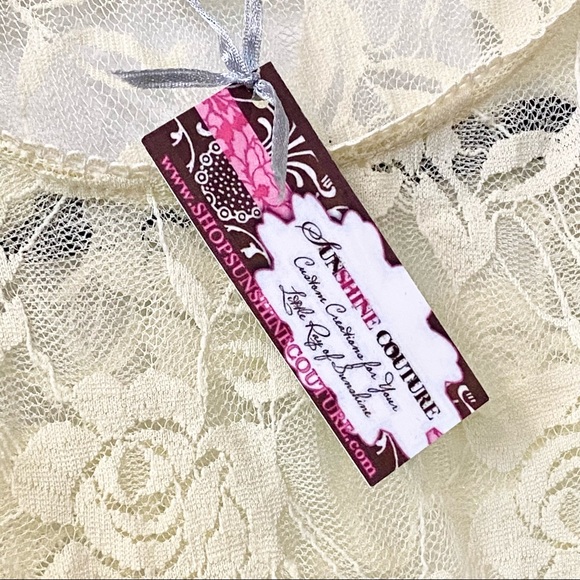 Full Lace Off White Long Sleeve Shirt - Toddler L - Picture 3 of 3